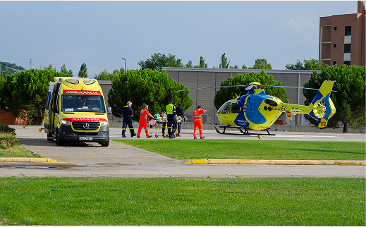 Samolot medyczny na niebie oferowany przez Rental Jets w ramach lotów ambulansowych