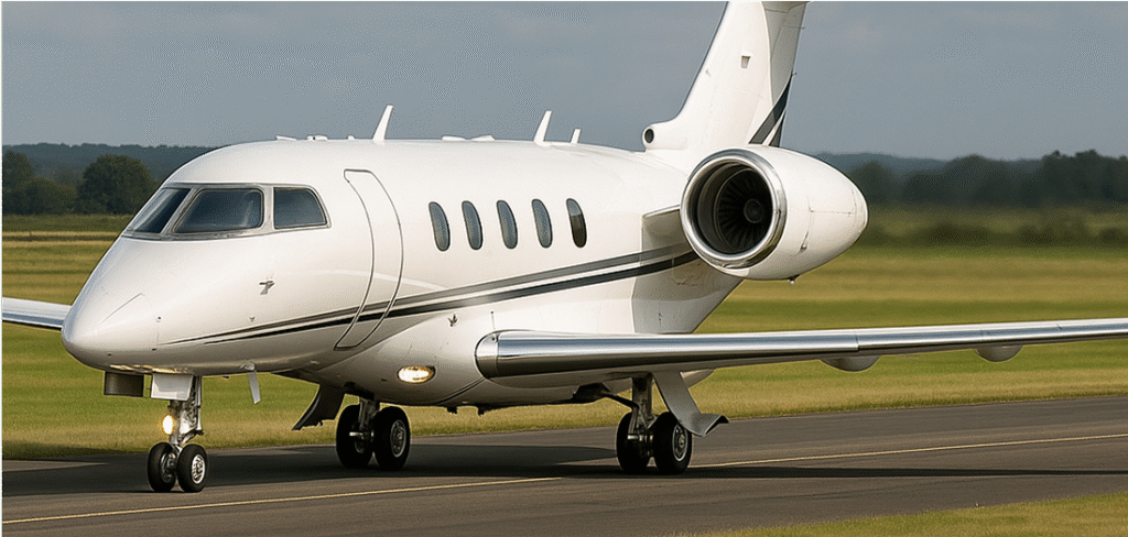 Schemat ilustrujący proces rezerwacji prywatnego lotu na stronie Rental Jets